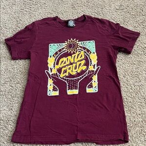 Santa Cruz Maroon T-Shirt